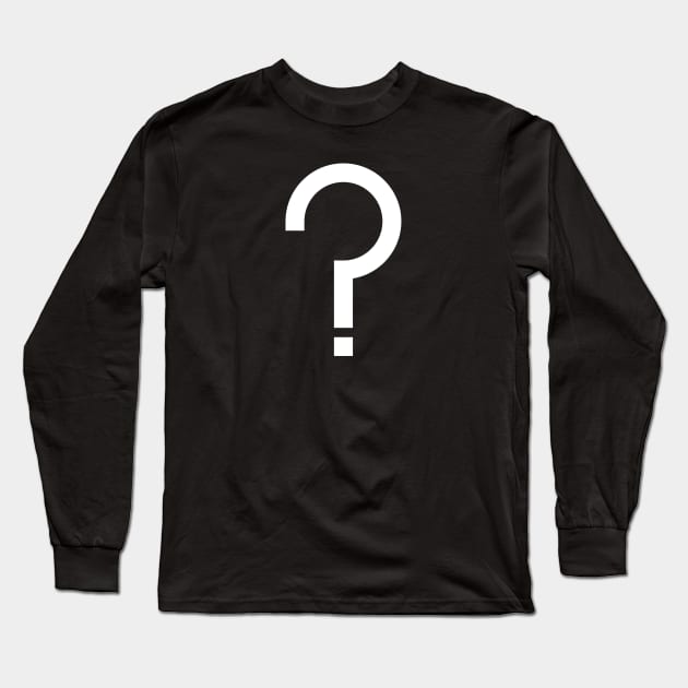 Mystery Tee (White) Long Sleeve T-Shirt by Tooniefied